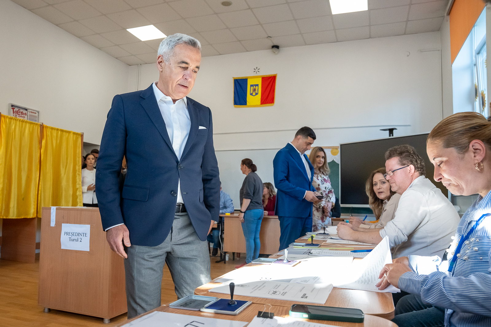 Călin Georgescu, fost candidat la alegerile prezidențiale, fotografiat în 2025