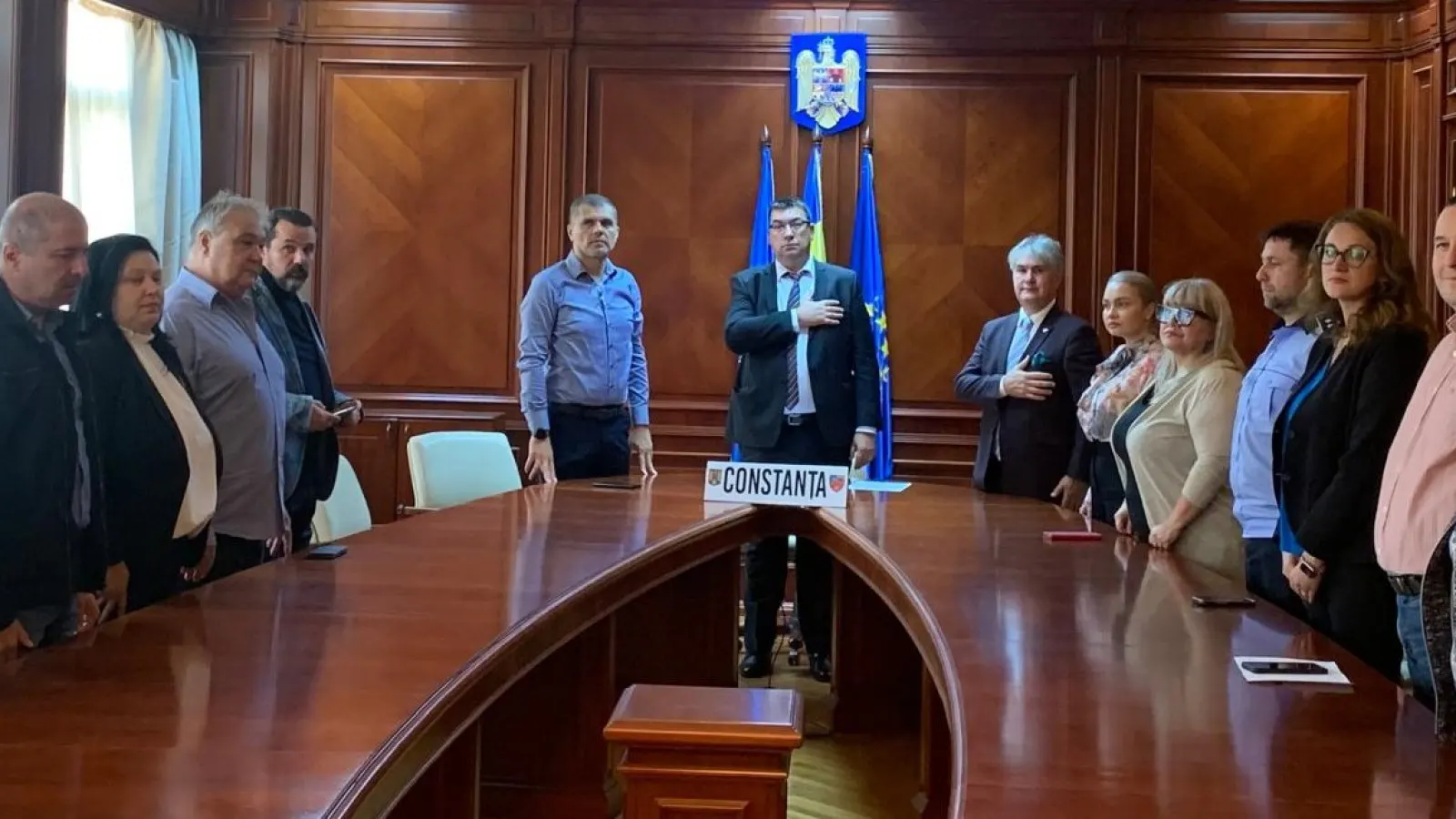 Adrian-Teodor Picoiu la ceremonia de învestire ca prefect al județului Constanța