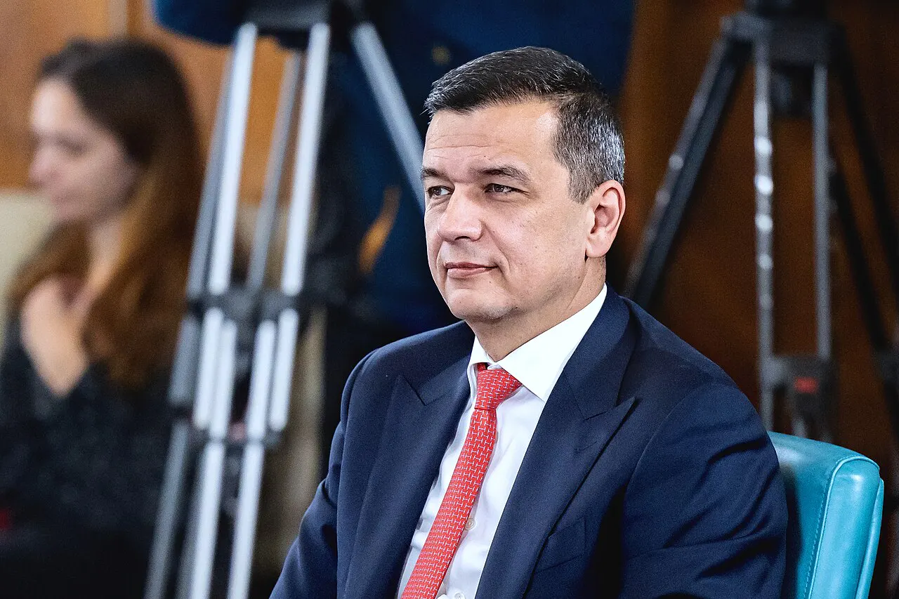 Sorin Grindeanu la o reuniune oficială a Guvernului României