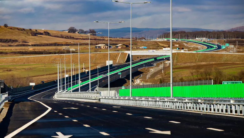 Autostrada A1 în zona Sibiu Boița