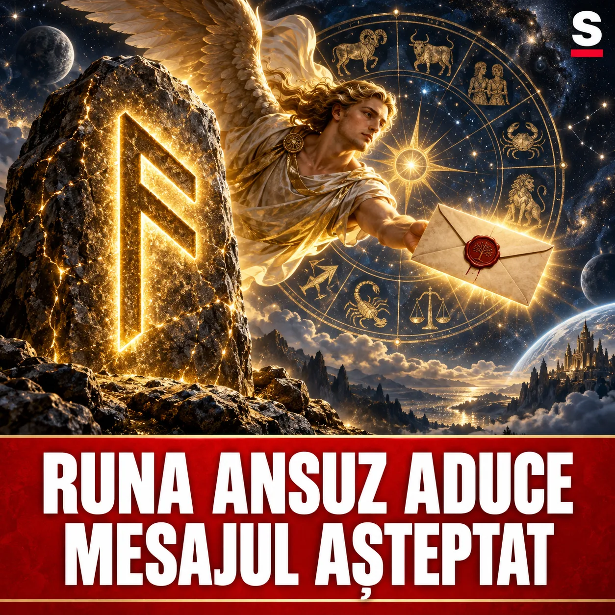 Rună Ansuz, mesager ceresc și scrisoare sigilată
