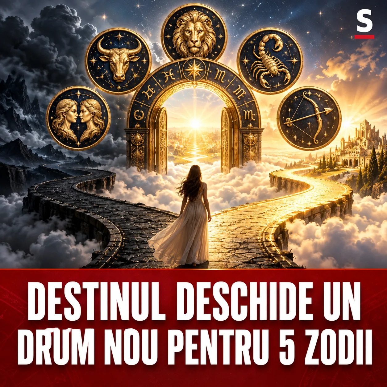 Răscruce cosmică, drum luminos și cinci simboluri zodiacale